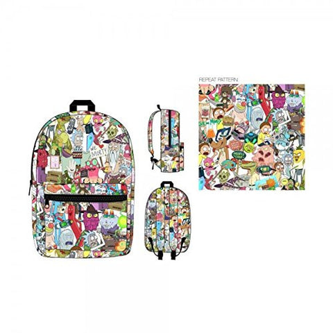 Rick and Morty Sublimated Backpack