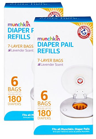 Arm & Hammer Diaper Pail Refill Rings, 8 pack