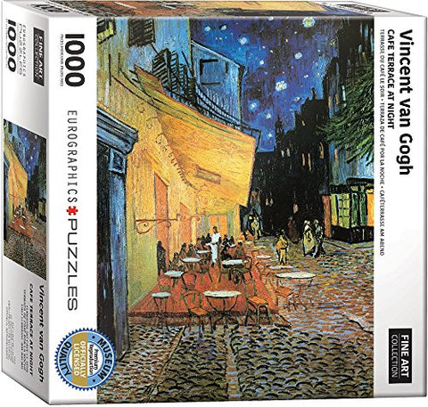 Café at Night - Vincent Van Gogh 1000 pc 8x8 inches Box, Puzzle