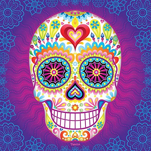 Ceaco 750 Piece Sugar Skulls Assortment , Luminesce