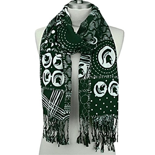 Mixed Print Scarf, Michigan State