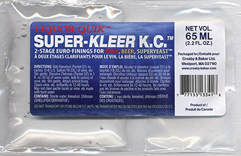 Super-Kleer Finings (Kieselsol/Chitosan) - 65 mL Packet