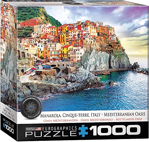 Italy - Cinque - Terre Manarola 1000 pc 14x10 inches Box, Puzzle