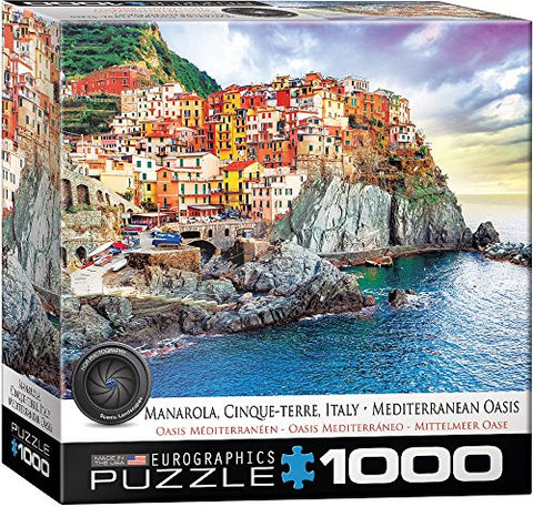 Italy - Cinque - Terre Manarola 1000 pc 14x10 inches Box, Puzzle