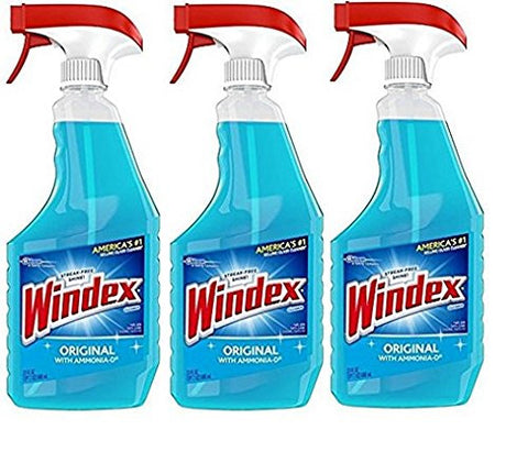 Windex Original Glass Cleaner, 23.0 Fluid Ounce Pack of 3