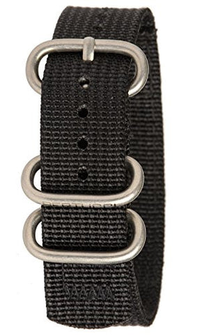 D-Type Nylon Webbing, Black - 3/4"