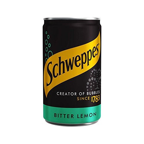 Schweppes Bitter Lemon Cans, 150ml