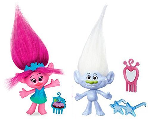 Hasbro - Trolls Small Troll Town Collectable Asst - Guy Diamond and 
Hasbro - Trolls Small Troll Town Collectable Asst - Poppy