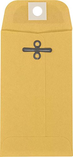 #3 Coin Clasp Envelope (2 1/2 x 4 1/4) - Brown Kraft 32lb. (50 Qty)