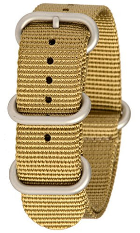 E-Type G10 Nato Nylon Khaki w/ Matte Hardware, 7/8" - 22 mm Size For A-2, A-3 & B-1 Cases