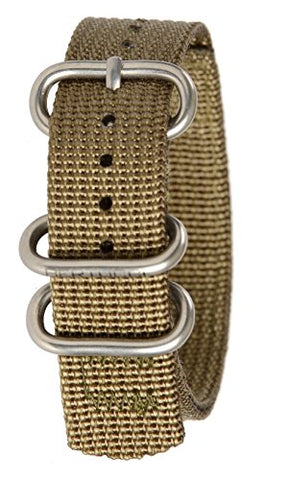 D-Type Heavy-Duty 2-ply Nylon Patrol Olive w/ Matte Hardware, 3/4" - 19 mm Size For A-1 & C-1 Cases
