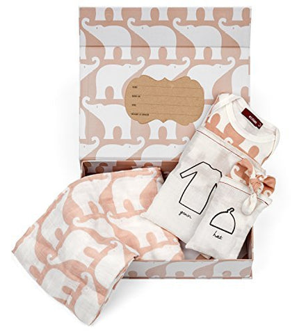 Keepsake Set, Rose Elephant