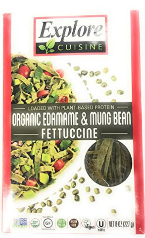 ORGANIC EDAMAME AND MUNG BEAN FETTUCCINE 8 OZ PER UNIT