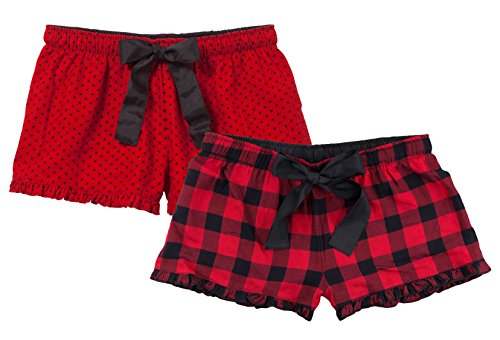 VIP Bitty Short - Red/Black Buffalo, Small and VIP Bitty Short - Red/Black Swiss Dot, Small