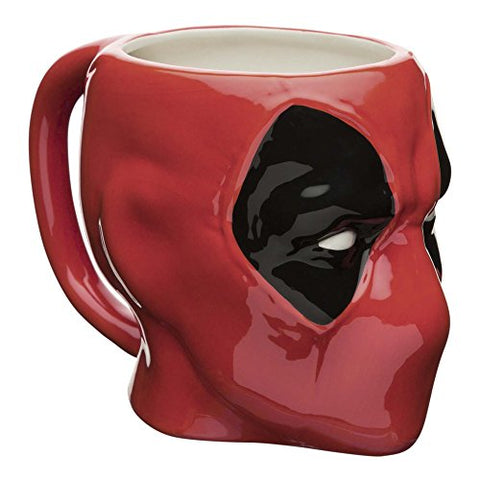 Marvel Coffee Mugs - Sculpted Deadpool, 14 oz