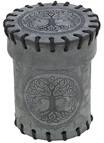 Dice Cups - Forest Graphite Suede Dice Cup