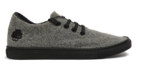 Baabuk Wool Sneaker Light Grey/Black - Size 45