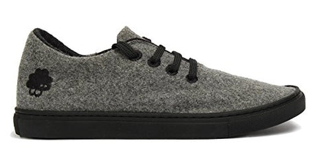 Baabuk Wool Sneaker Light Grey/Black - Size 45