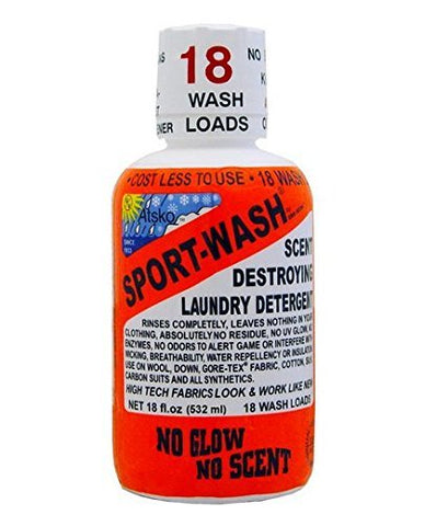 Atsko Sno-Seal Sport-Wash Laundry Detergent, 18 oz, 18 Wash Loads