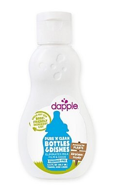 Bottle & Dish Liquid, Fragrance-Free - Travel Size, 3 oz