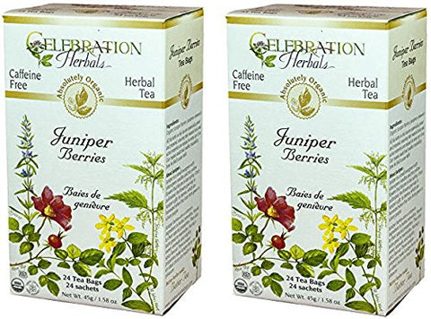 Celebration Herbals - 24 bag Juniper Berries Tea Organic