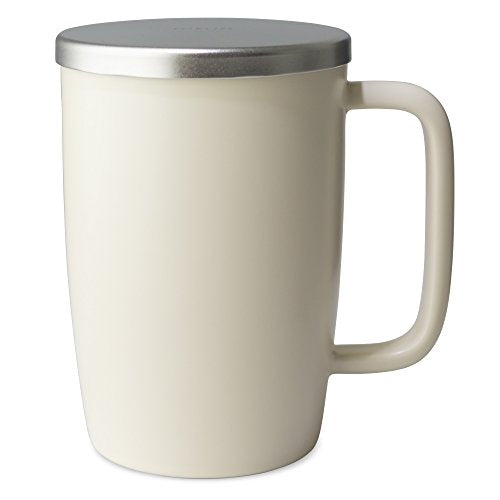 Dew Brew-in-Mug w/ Infuser & Lid 18oz- Natural Cotton