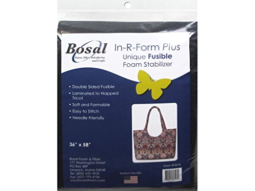 Bosal Foam & Fiber In-R-Form Plus Double Sided Fusible Foam Stabilizer 36in x 58in