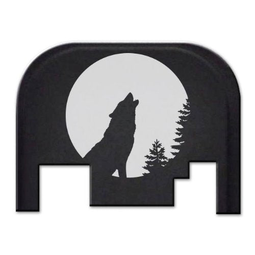 REAR SLIDE PLATE FOR GLOCK MODELS 17-41 GEN 1-4 - HOWLING WOLF