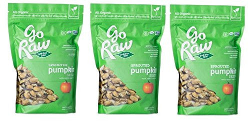 GO RAW Sprouted Seeds Pumpkin w/ Celtic Sea Salt, 16 oz
