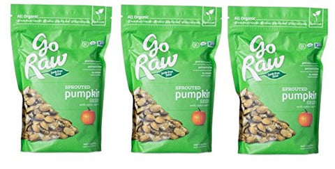 GO RAW Sprouted Seeds Pumpkin w/ Celtic Sea Salt, 16 oz