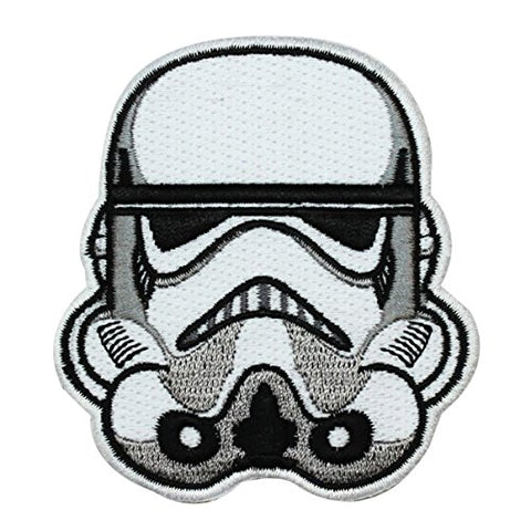 Disney Star Wars Stormtrooper Helmet Patch Officially Licensed Iron On Applique
