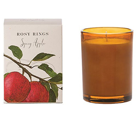 Botanica Glass Candle, Spicy Apple (Mustard)
