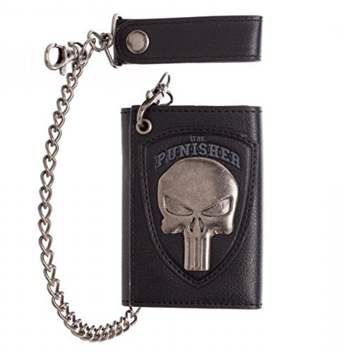 Marvel Punisher PU Chain Wallet
