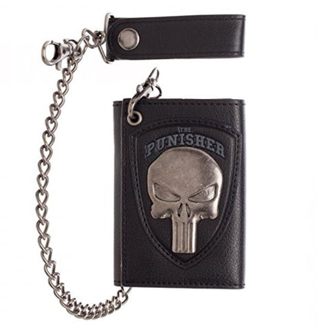 Marvel Punisher PU Chain Wallet