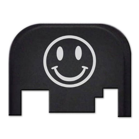 REAR SLIDE PLATE FOR GLOCK MODELS 17-41 GEN 1-4 - SMILEE FACE