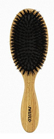Bamboo Oval Hair Brush Boar Bristle