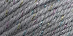 Caron Simply Soft Party Yarn Silver Sparkle 164 Yards 3 OZ