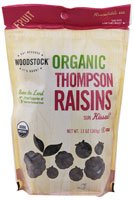 WOODSTOCK Commodities - Organic Raisins, Thompson 13oz