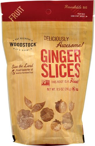 WOODSTOCK Commodities - Natural Ginger Slices, Unsulphured 8.5oz