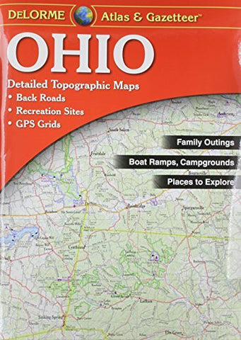 Delorme Atlas & Gazetteer Paper Maps, Ohio (Paperback)