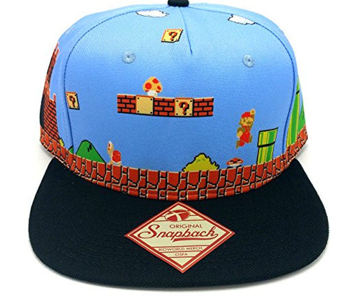 Mario 8Bit All Over Scene Snapback