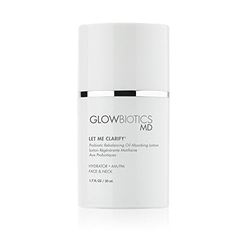 Glowbiotics Let Me Clarify Probiotic Rebalancing Oil Absorbing Lotion 1.7 oz