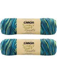 Caron Simply Soft Yarn - Paints Peacock Feather 204 Yards 4 OZ