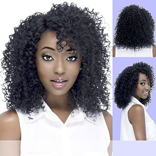 16" Layered Pieced Tight Spiral Curl With Invisible Side Part - FS1B_30