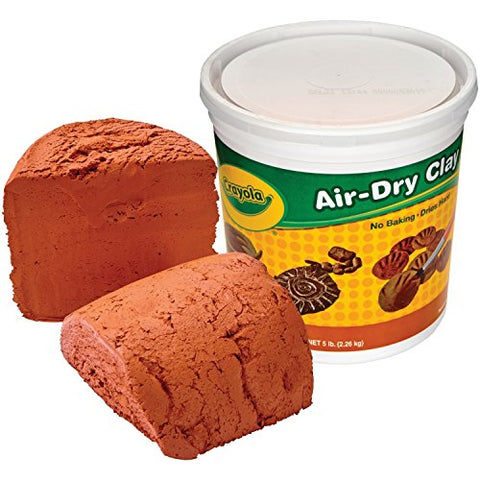 Air Dry Clay, 5-lb. Bucket - Terra Cotta