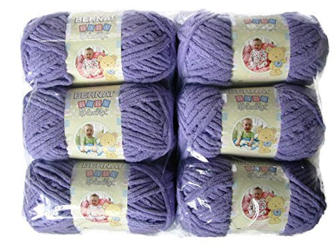 Bernat Baby Blanket Yarn Lilac 72 Yards 3.5 OZ