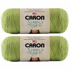 Caron Simply Soft Yarn - Solid Pistachio 315 Yards 6 OZ