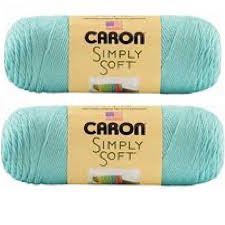 Caron Simply Soft Yarn - Solid Robin's Egg 315 Yards 6 OZ