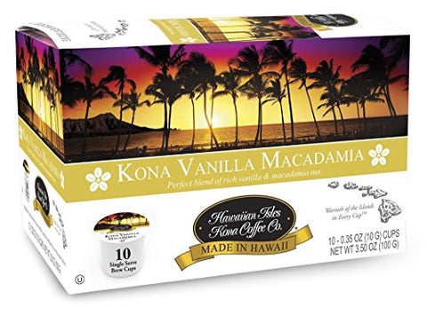 Single Serve Cup -  Vanilla Mac Nut 10 Pack, 3.5 Oz