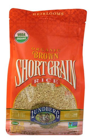 Organic Brown Short Grain Rice 32 oz